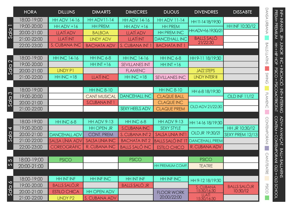 Horarios